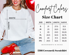 Load image into Gallery viewer, 2025 Valentine's Day Comfort Color Crewneck