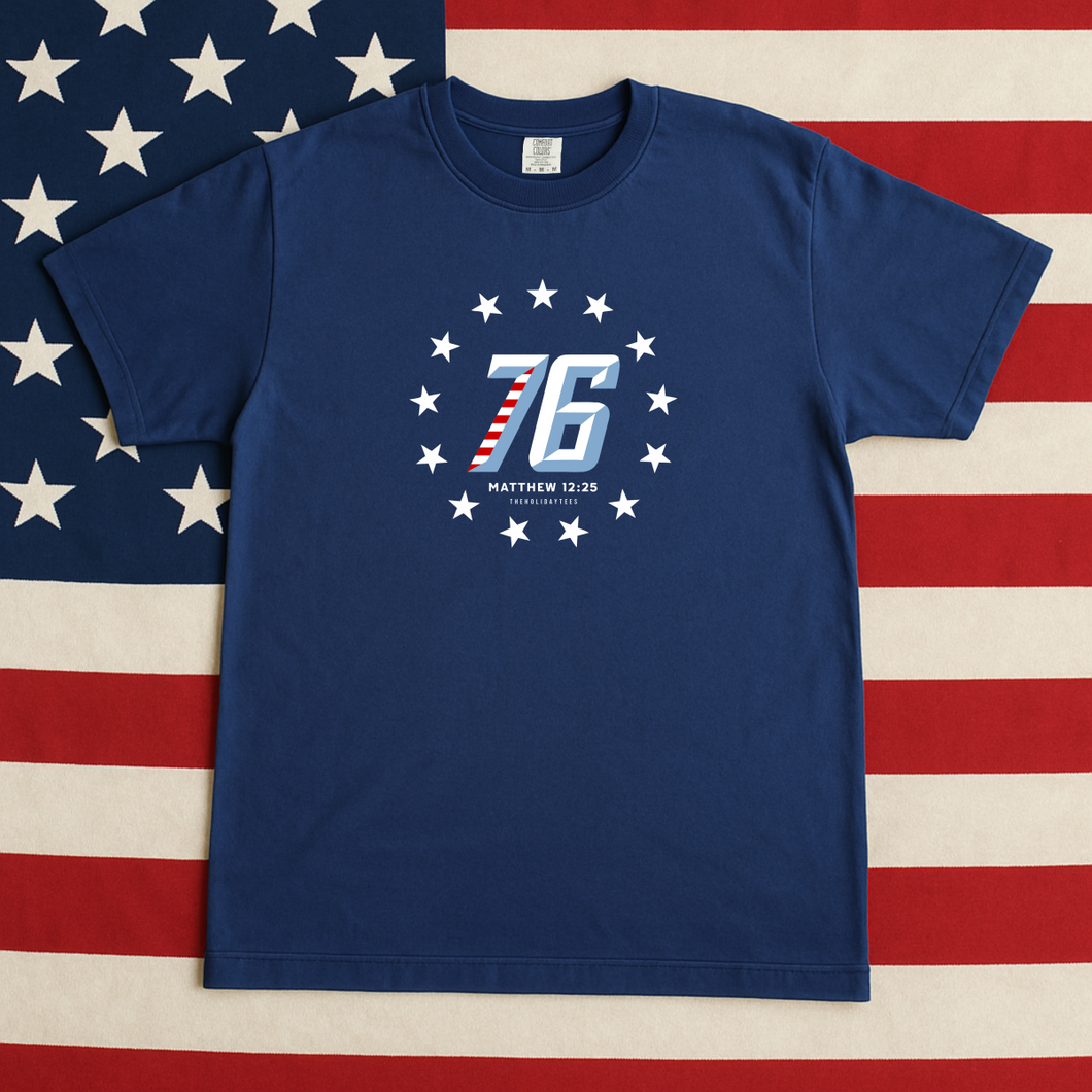 2025 4th of July Tee ~ Platinum Design